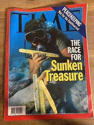 Time Magazine October 25 1983. No.43. The Race For Sunken Treasure • $39.95