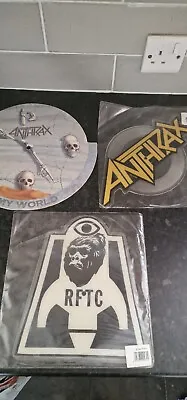 £100 • Buy 7 Inch Vinyl Collection Colours Picture Disc Shaped Metallica Rage Megadeth