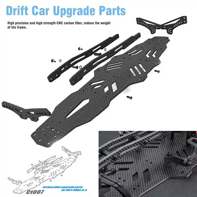 1:10 Drift Car Upgrade Parts For MST RMX2.0S RC Car Carbon Fiber Kits DIY • $79.24