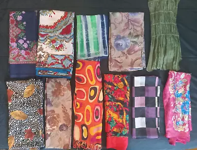 Womens Scarves Lot Of 11 • $9.99