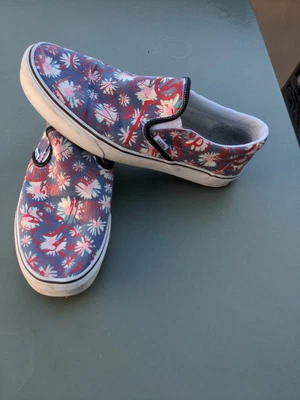 £19.99 • Buy Vans Classic Slip On Skate Trainers Mixed Of Prints Daisy Of The Wall  UK 10.5