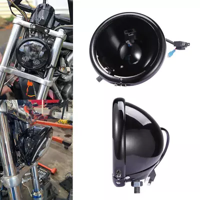 5.75  Motorcycle Headlight Housing Lamp Bucket For Harley Softail Standard FXST • $34.02