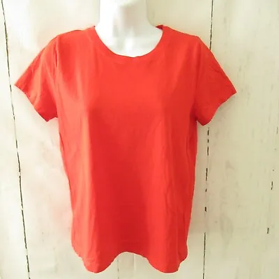 J Crew Mercantile Top S Small Red Broken In T Shirt Short Sleeve • $16.99