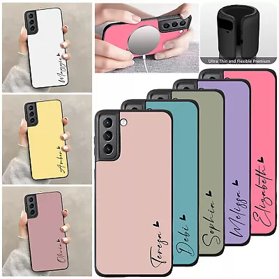 Personalised Phone Case For Samsung Galaxy S24 S23 S22 S21 FE S20 Silicone Cover • £5.51