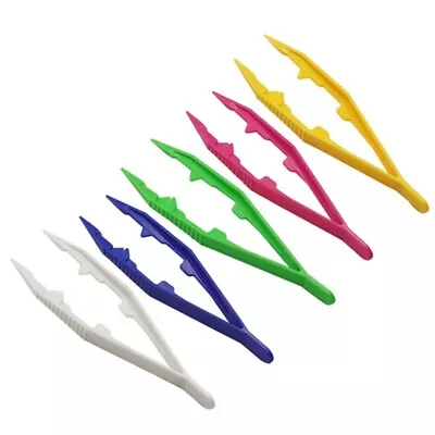 Plastic Tweezers Craft Forceps For Beading Projects Craft For Handmade DIY Craft • £5.22