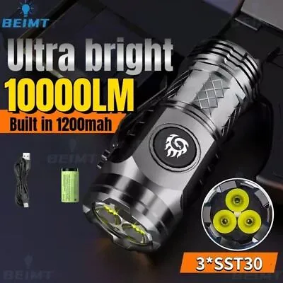 ABS Thumb Flashlight 5 Gear Led Flashlight New Mini Flashlight • $10.65