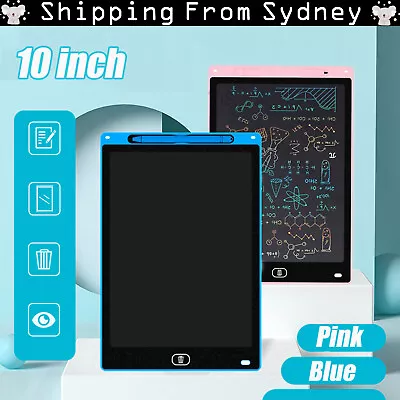 $11.59 • Buy LCD Writing Tablet 10  LCD Digital Drawing Pad Memo Message Boards Ewriter Kids