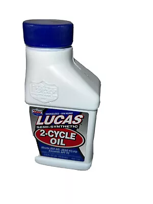 LUCAS SEMI-Synthetic Blend 2T 2-Cycle/ Stroke Pre-Mix Engine Motor Oil 2.6 Oz • $7.99