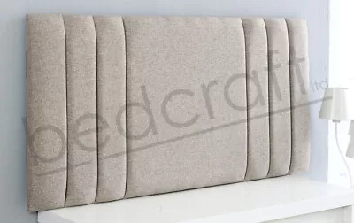 24  Autumn Headboard Plush Velvet Chenille Linen Fits Divans 4ft6 3ft 5ft 6ft • £50