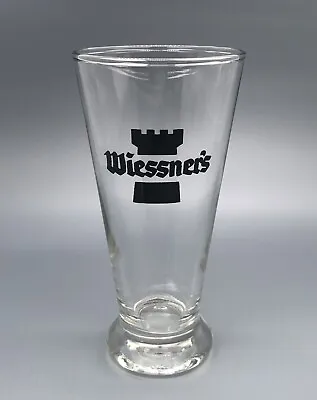 Wiessners Beer Sham Glass / Vtg Tavern Barware Advertising / Man Cave Bar Decor • $42.95