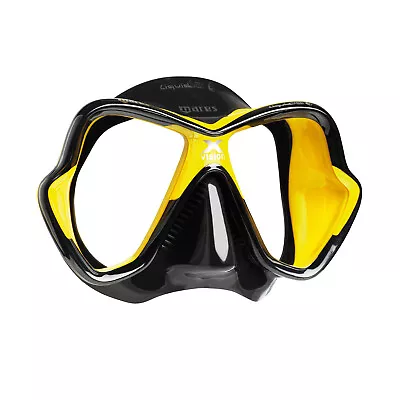 Mares X-Vision Ultra Liquidskin Scuba Diving Snorkeling Mask Yellow/Black • $101.96