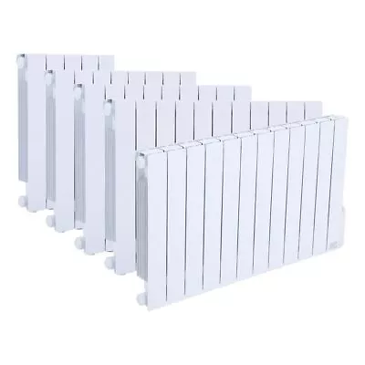 £175.95 • Buy Oil Filled Electric Heater 1-2KW Radiator Wall Stand Heating Aluminum With Timer