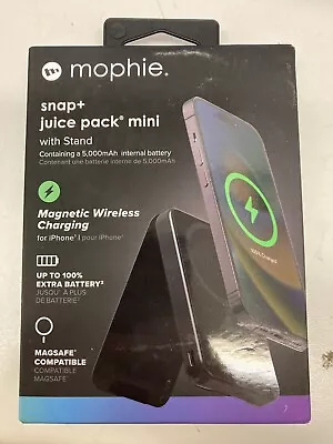 Mophine Snap+ 5000mAh Juice Pack Mini With Stand Wireless Charging For Iphone • $24.90