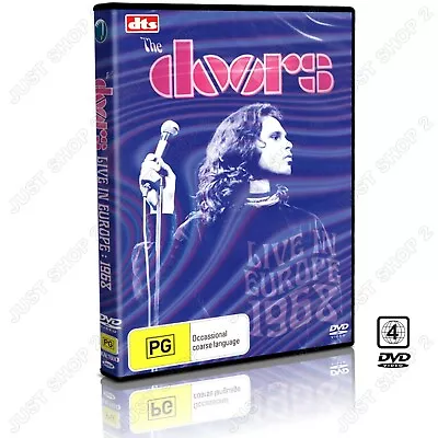 The Doors Live Concert In Europe 1968 DVD : Jim Morrison : Brand New : Region 4 • $19.16