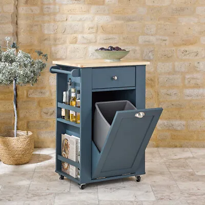 Winchcombe Kitchen Bin Cart Portable Recycling Or Laundry Storage Trolley Unit • £249
