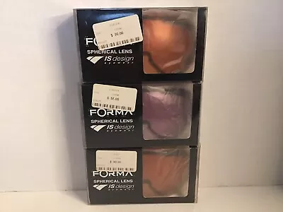 FORMA IS DESIGN SKI GOGGLE REPLACEMENT LENS Lot Of 3 SPHERICAL LENS • $26.49