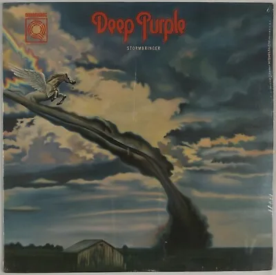 DEEP PURPLE: Stormbringer US Quadradisc OG Rock Vinyl LP SEALED WB • $120