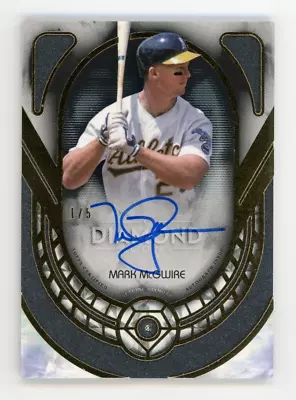 2023 Topps Diamond Icons Mark McGwire Auto Relic 1/5 Stone Relic Autograph • $149.99