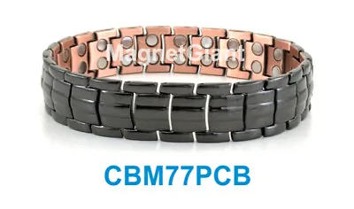 Pure Solid Copper - Men Link High Power Magnetic Bracelet CBM77PCB • $400