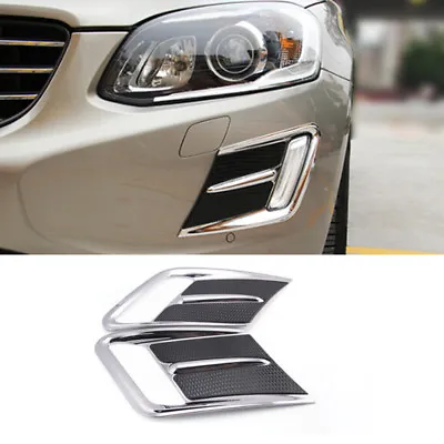 Car Front Fog Lamp Frame Decorative Cover Trim For Volvo XC60 2014-2017 • $33.37