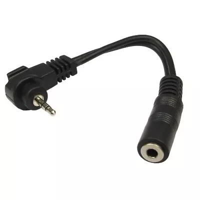 Right Angle 2.5mm Jack Plug To 3.5mm Stereo Extension Adapter Cable – 13.5cm • £4.49