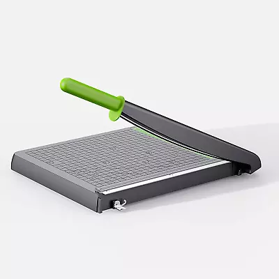 Guillotine Paper Cutter Heavy Duty Paper Trimmer Slice And Latch Blade Small • $48.80