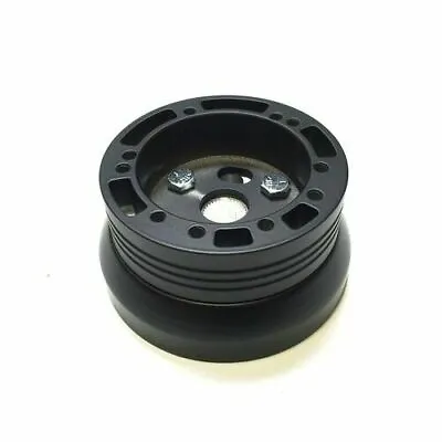 1995 - 2001 Chevy S10 5/6 Hole Black Billet Steering Wheel Adapter • $59.99