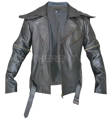 Mad Max Tom Hardy Rockatansky Classic Christmas Cosplay Biker Leather Jacket • $129.99