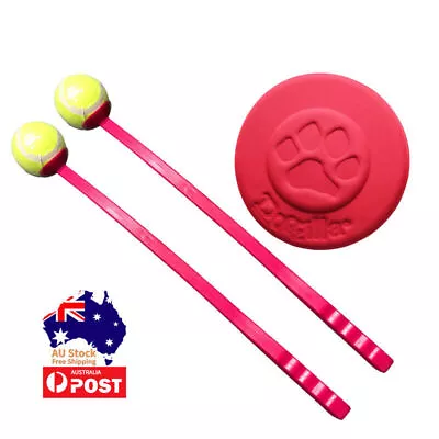 Dog Tennis Ball Thrower Ball Launcher Fetch Dog Frisbee Dog Toy Outdoor Play • $21.84