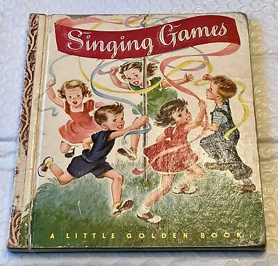 Little Golden Book SINGING GAMES 1947 Vintage • $19.99