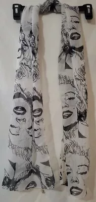 Marilyn Monroe Silk Blend Scarf 64'' X 14.5  • $1.99