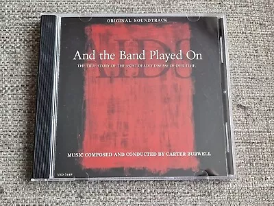 And The Band Played On Cd Soundtrack - Carter Burwell  - 1993 Varese Sarabande • £7.99