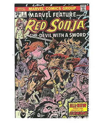 Marvel Feature #2 1975 VF+ Or Better! Red Sonja! Combine Shipping • $14.99