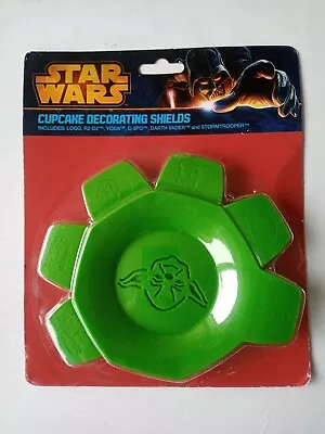 STAR WARS Cake Decorating Cupcake Decorating Shields Yoda R2-D2 C3PO Darth Vader • £5