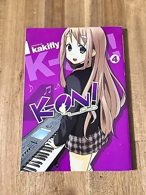 K-On Vol 4 OOP English Manga • $24.99