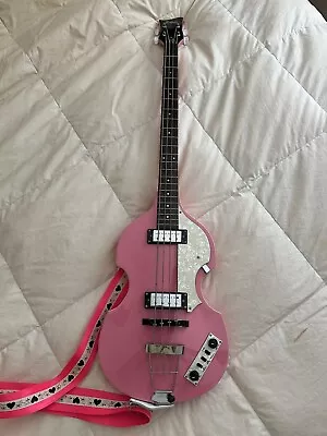 Hofner Pink Violin Bass - W/ Hard Case • $999.95