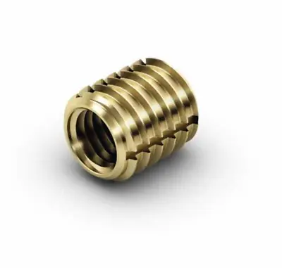 Screw-In Brass Inserts For Plastic | M4 M5 M6 M8 M10 | Multiple Pack Sizes • £1.38