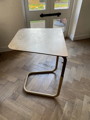 £19 • Buy Vintage Side Table For Bed Sofa Mid Century Wooden Metal Adjustable