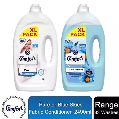 Comfort Fabric Conditioner Pure Or Blue Skies 2490ml 83Washes • £25.95