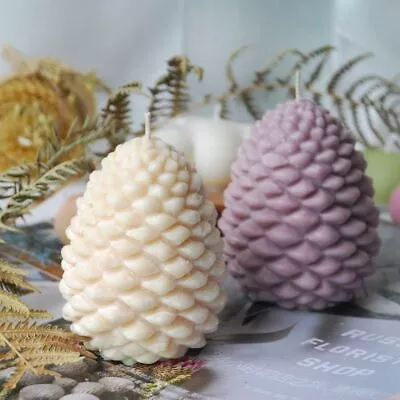 $1949 • Buy Large Christmas Tree Candle Mold Pine Cone Mould Candle Making Kit Soap Molds