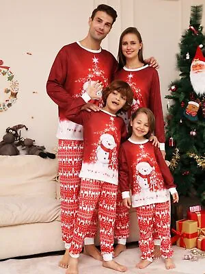 The Snowman Christmas Pyjamas Family Matching Boy Girl PJs Set Nightwear Pajamas • £9.41