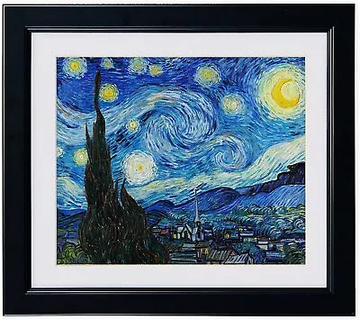 Vincent Van Gogh's The Starry Night (1889) - Framed Photo • $39.99