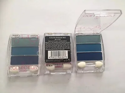 3 X COLLECTION 2000 COLOUR INTENSE TRIO EYE SHADOW LUSH No.06 • £5.75