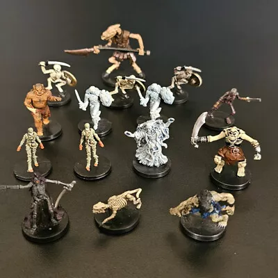 CLEARANCE: D&D Lot Of 15 Undead Miniatures - Dungeons And Dragons - Skeletons • $41