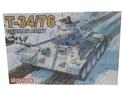 DRAGON 6185 1:35 T-34/76 German Tank (1939-1945 Series) New • £47.99