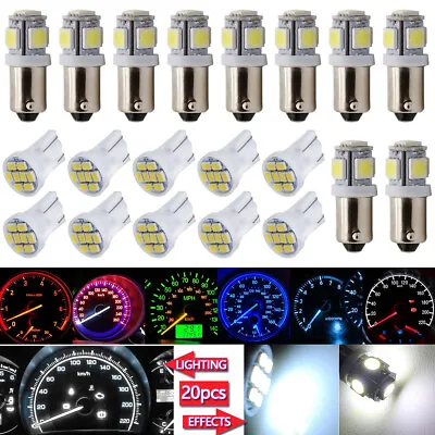 20X T10 BA9S 168 1816 LED Instrument Panel Gauge Cluster Dash Light Bulbs 194 57 • $8.54