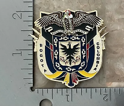 US Embassy MSG DET Marine Security Guard Bogota Colombia Challenge Coin • $70
