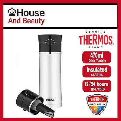 $33.99 • Buy Brand New Thermos Vacuum Insulated Drink Bottle With Tea-Infuser 470ml 