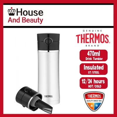 $33.99 • Buy Brand New Thermos Vacuum Insulated Drink Bottle With Tea-Infuser 470ml 