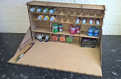 Large Paint Station Model Work Airfix Vallejo  Paint Rack Stand Citadel Hobby • £19.99